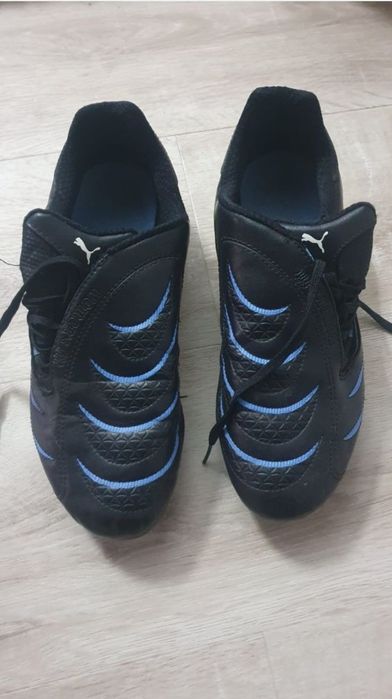 Ghete cu crampoane Puma Powercat 2.10 din piele naturala de vitel