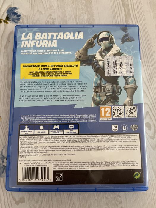 Fortnite cod promotional 2018