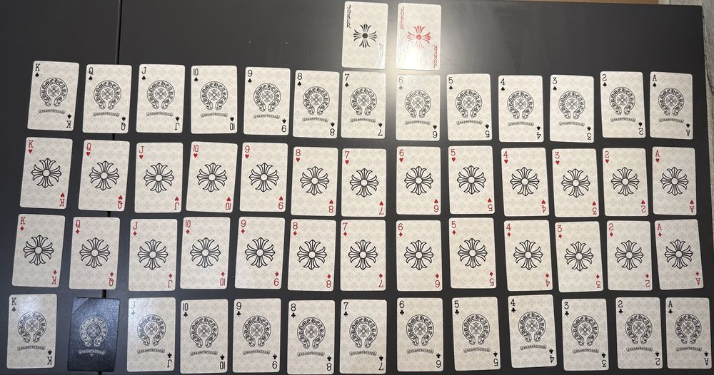 Chrome Hearts - Карти за Игра