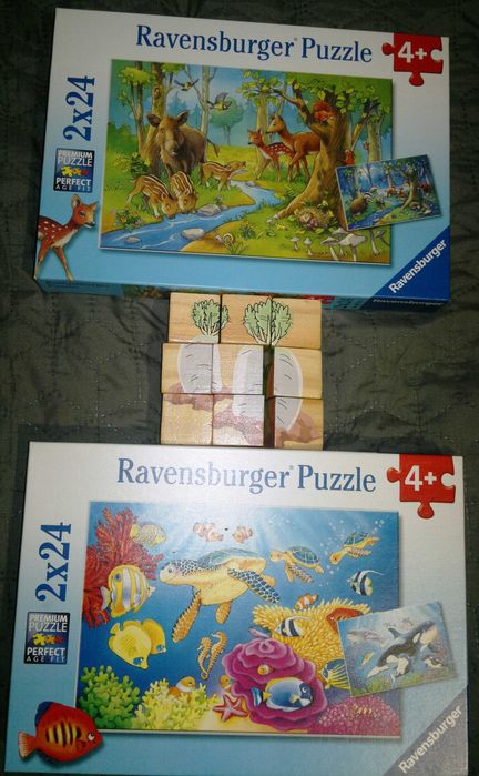 дървени играчки- пъзели, лабиринт,мозайка,кубчета