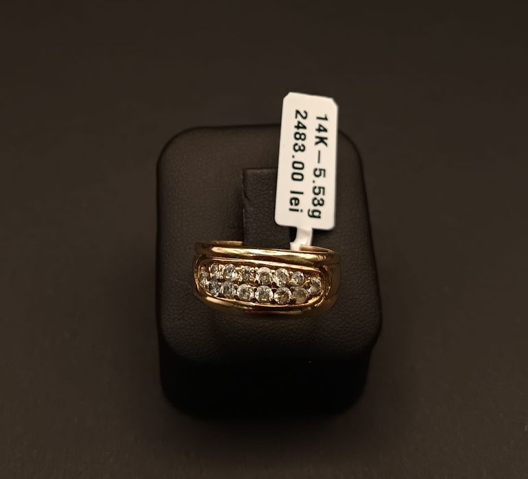 Inel damă Aur 14 k/585.   5,53 gr