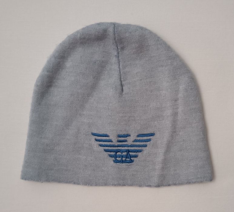 Armani Junior Hat оригинална вълнена детска шапка Армани вълна