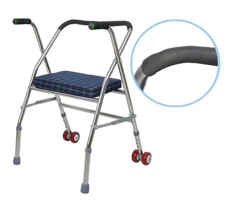 Складные ходунки с сиденьем