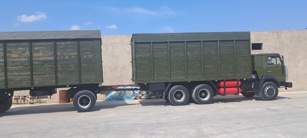 Kamaz 10 tonnalik tirkamasi yangi balonlari yangi Metani bor kelishami