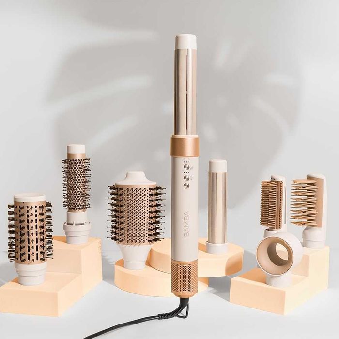 Perie aer cald Cecotec 8 în 1 – 1400W, ceramică, anti-frizz