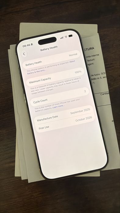 *Oferta AZI* iPhone Air 256gb White Alb *nou