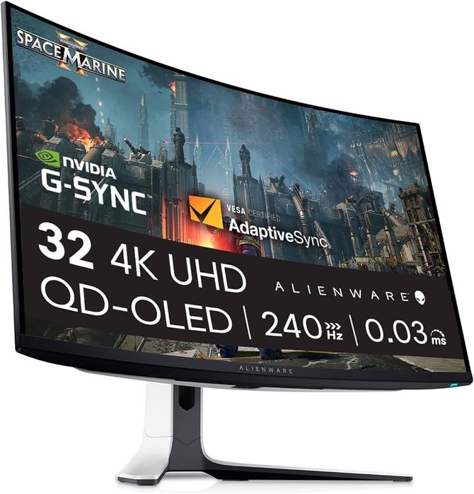 Dell Alienware AW3225QF  OLED  4K 240HZ CURVED  monitor
