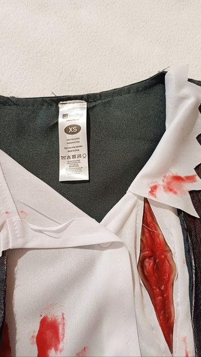 Costum scolariță zombie XS damă