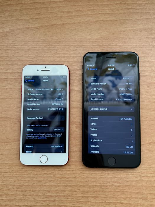 iPhone 7 128GB и iPhone 7 Plus 128 GB