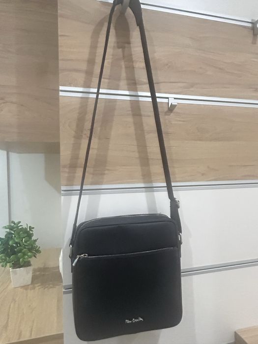 Мъжка кожена чанта Pierre Cardin!