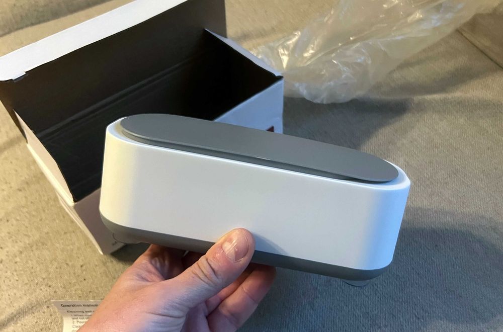 Aparat curatare ultrasonic bijuterii ochelari baterii portabil