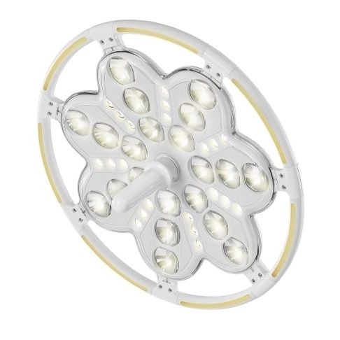 Светильник операционный потолочный (бестеневой)  2х-купольный ЭМАЛЕД