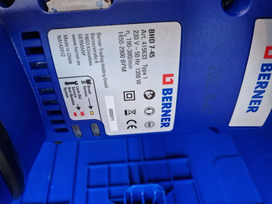 Berner rotopercutor pe curent