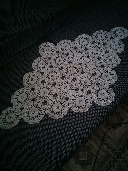 Покривки на една кука.,ръчна изработка.