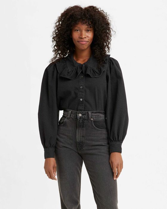 Levis/S-M/оригинална дънкова дамска блуза/риза