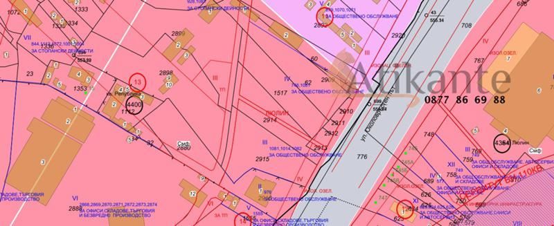 Продава се Парцел в София, Люлин 2 - 4269 кв.м за 120 €/кв.м - Снимка #1