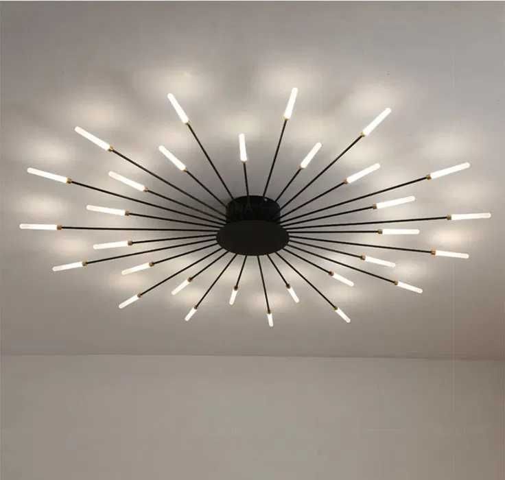 Модерна LED ЛЕД  фойерверки, цвете, скандинавска, полилеи (30 глави)