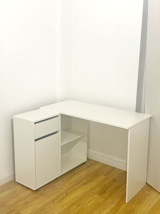 Стол новый белый письменный компьютерный