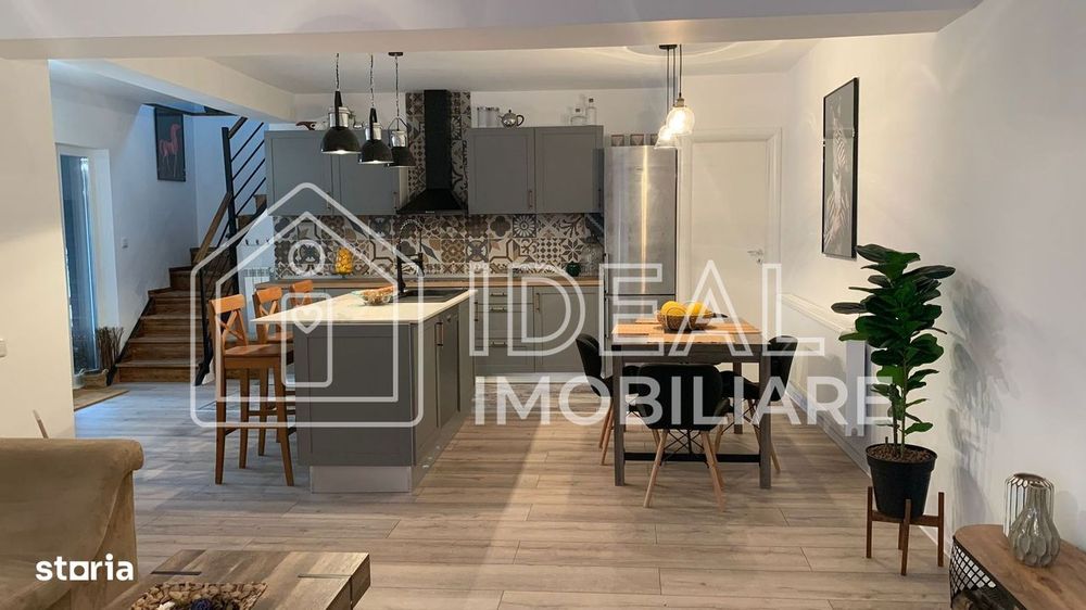 Casă individuală | 5 camere | 130 mp utili | Mobilată și utilată | Șur
