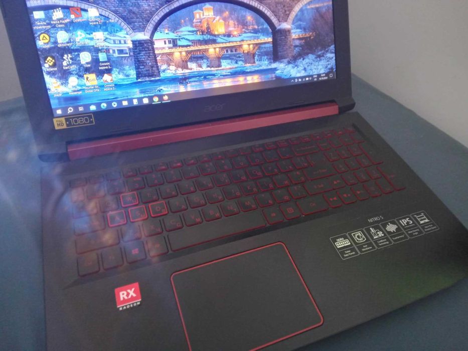 геймерска ноутбук acer nitro 5 ( 1 терабайт памети )