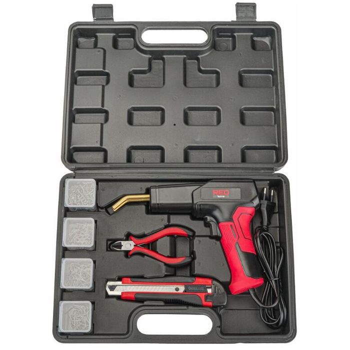 Pistol pentru lipit si sudat plastic, putere 70 W, cu 200 de capse