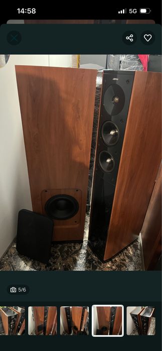 Boxe jamo 210 watt plus amplificator