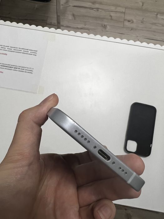 iPhone 15 blue 128 gb 85% акб заблокирован