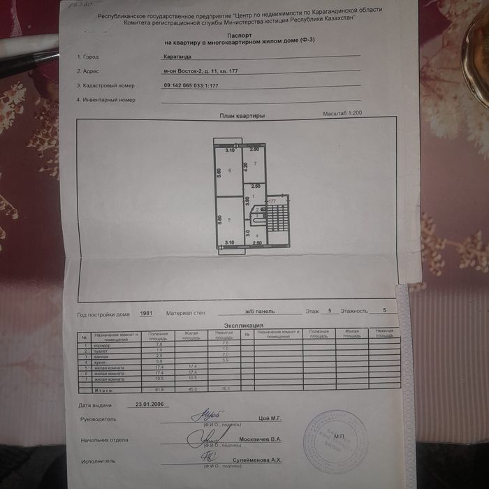 Продаётся квартира.