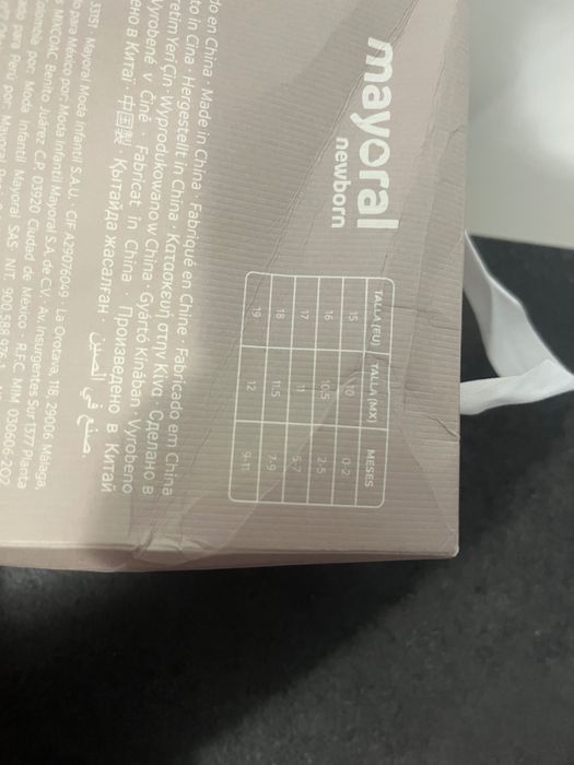 Бебешки обувки, номер 16, 2-5 месеца