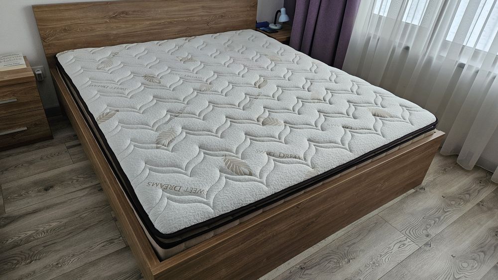 Saltea Cardinya Safran 200x180 cm (ortopedica cu arc si spuma memorie)