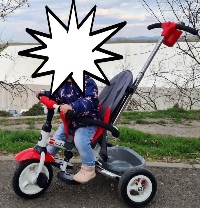 Vând Tricicleta Coccolle Urbio Air, rosu