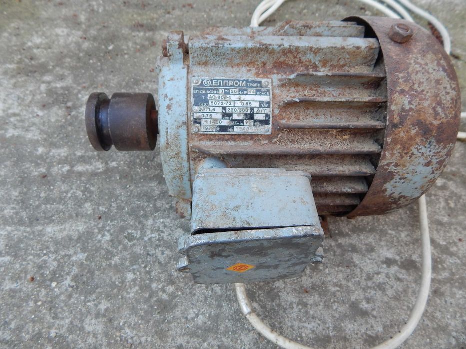 ел. двигател , ел мотор 1450 обм/мин трифазен