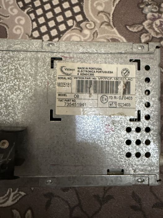 CD Radio- Changer- Медия Fiat Bravo 2008