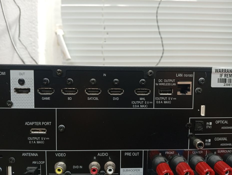 5.2 канален ресивър PIONEER VSX-529K Lan HDMI