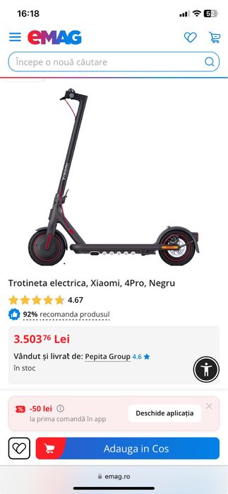 Xiaomi scuter pro 4 trotineta electrica
