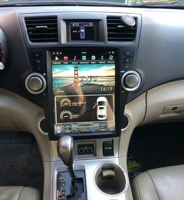 Toyota Highlander 2007 - 2013 Tesla Android Mултимедия/Навигация