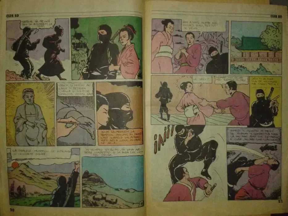 Revista romaneasca de benzi desenate Aventurile Unui Ninja- Competitia