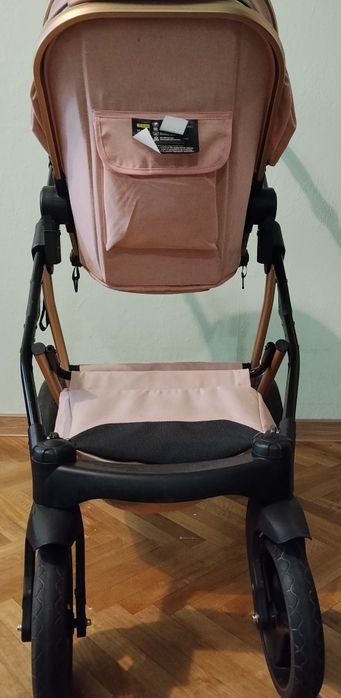 Комбинирана бебешка количка 2 в 1 Moni - Florence, розова