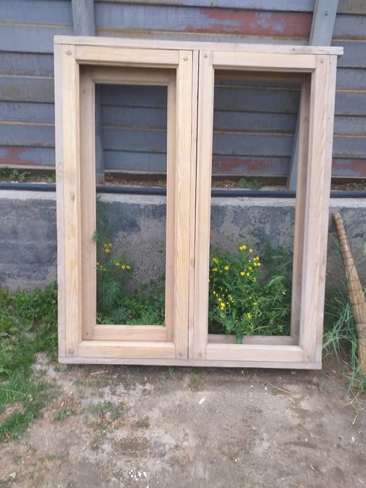 Окно,дверь деревянные новые