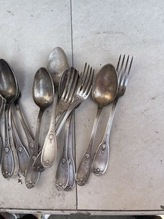 Linguri placate in argint