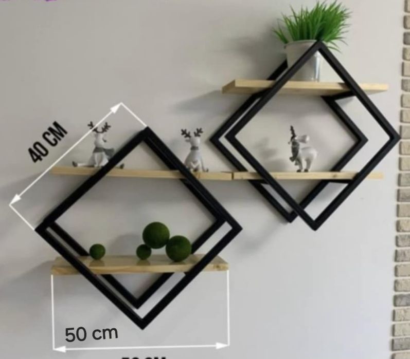 Raft metalic și lemn