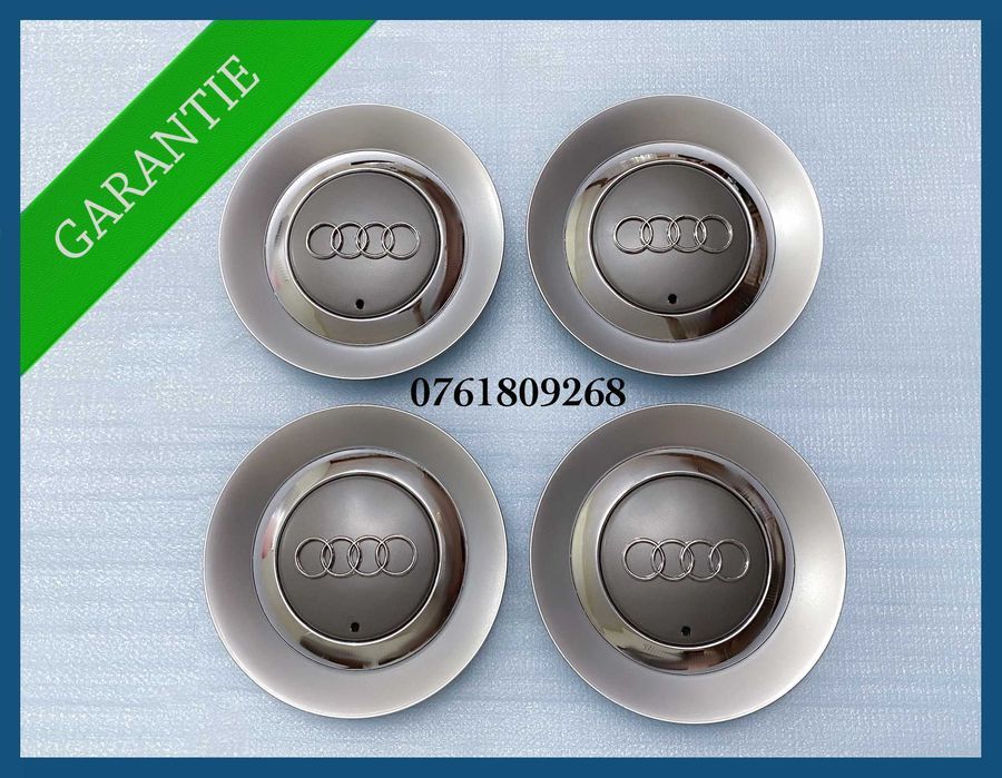 Set 4 capace gri 150mm 8E0601165 jante aliaj Audi