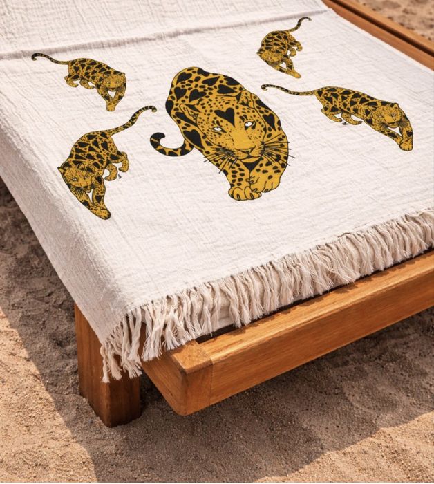 Плажна кърпа - Муселинови пещемали 100% памук