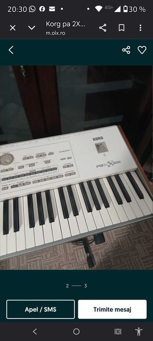 Orga Korg Xpro 2 -Ca și nouă