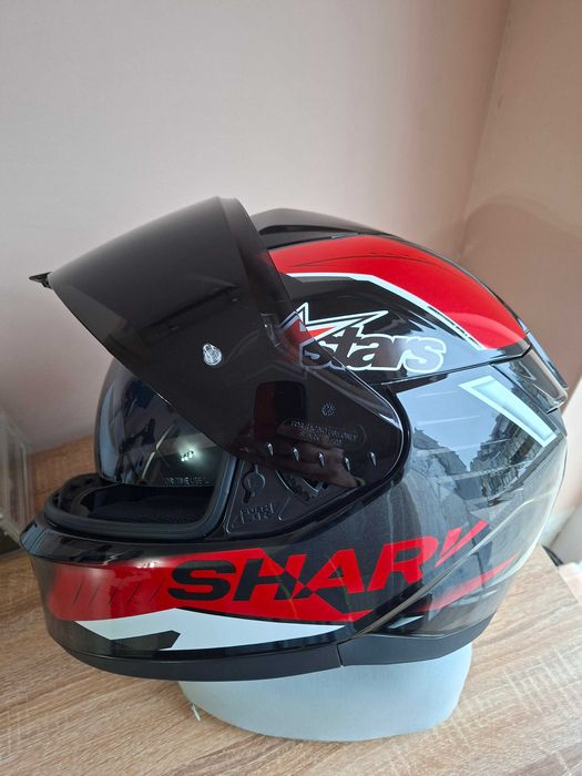 Каска Shark Ridill 2 Bersek Black Red - размер S