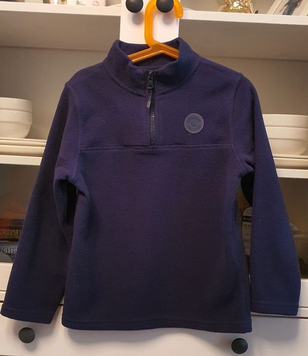 Тёплая флисовая кофта 128 р-р