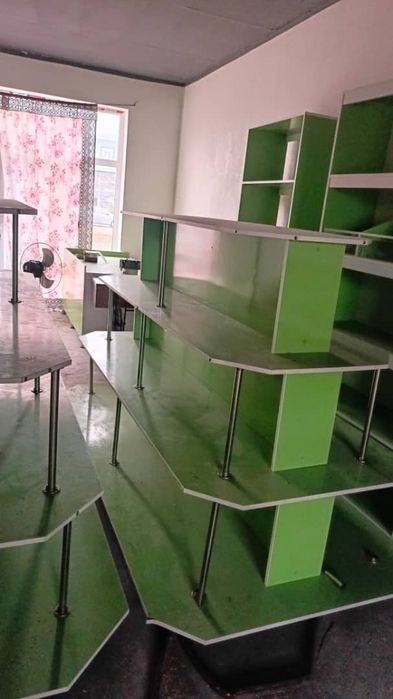 Magazin polkalari holati yangi ishlatilgan