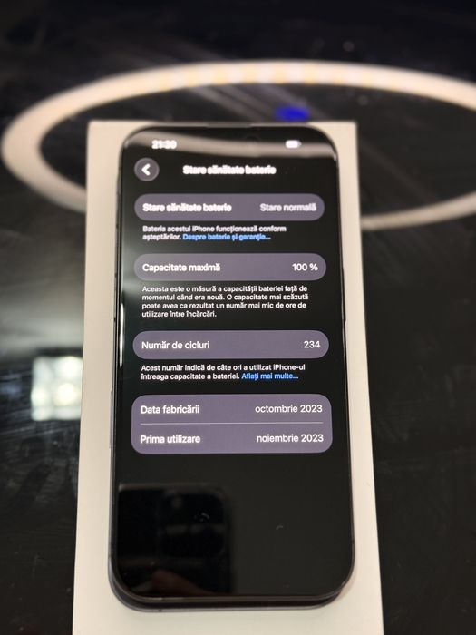 Iphone / 15 Pro / 128 GB / Black Titanium /