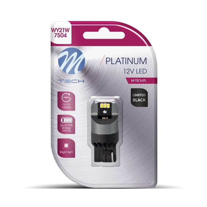 диод блистер m-tech platinum limited черен lb844w-01b - t20 w21w, ...