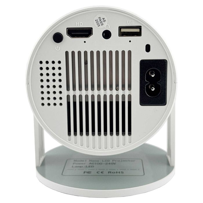 Video Proiector Portabil HD Wireless, Compatibil cu Android/iOS